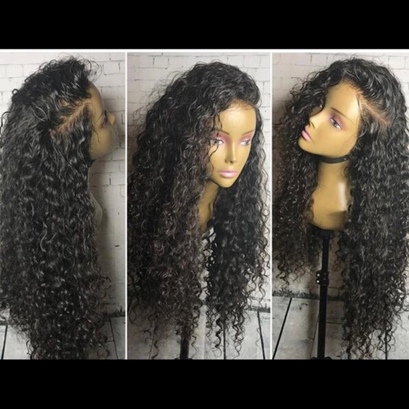Virgin Curly Malaysian lace front wig